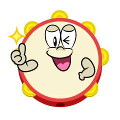 Thumbs up Tambourine
