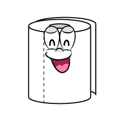Smiling Toilet Paper