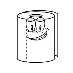 Grinning Toilet Paper