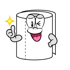 Thumbs up Toilet Paper