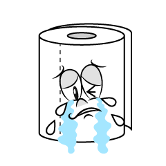 Crying Toilet Paper