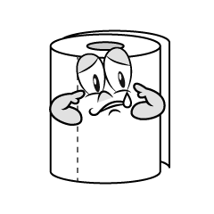 Sad Toilet Paper