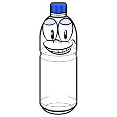 Grinning Plastic Bottle
