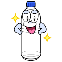 Glitter Plastic Bottle