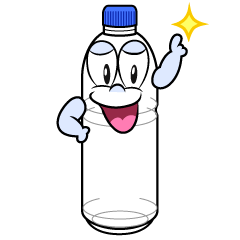 Posing Plastic Bottle