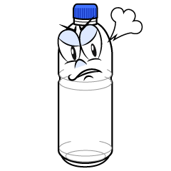 Angry Plastic Bottle