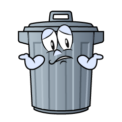 Troubled Trash Can