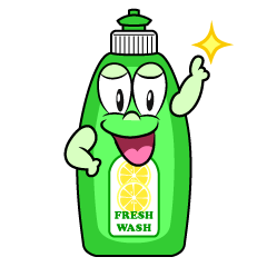 Posing Dish Soap