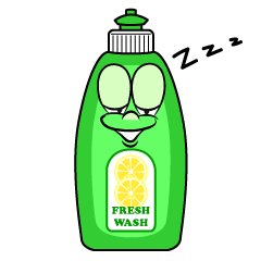 Sleeping Dish Soap
