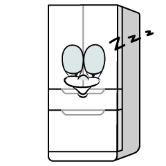Sleeping Refrigerator