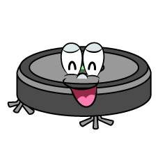 Smiling Robot Vacuum