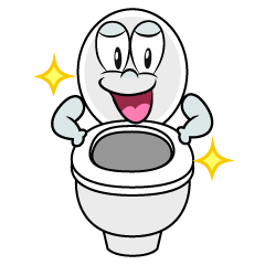 Glitter Toilet