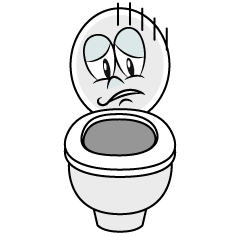 Depressed Toilet
