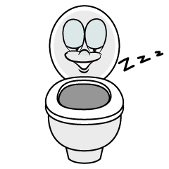 Sleeping Toilet