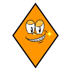 Grinning Diamond Shape