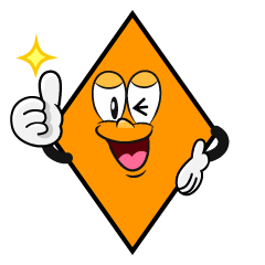 Thumbs up Diamond Shape