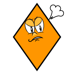 Angry Diamond Shape