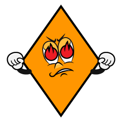 Enthusiasm Diamond Shape