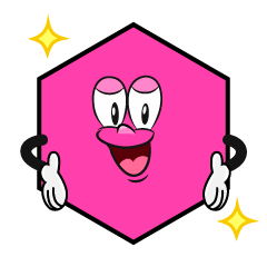 Glitter Hexagon