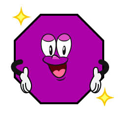 Glitter Octagon