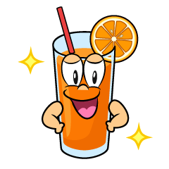 Glitter Orange Juice