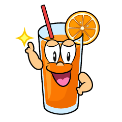 Posing Orange Juice