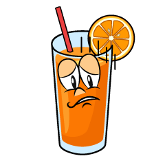 Depressed Orange Juice