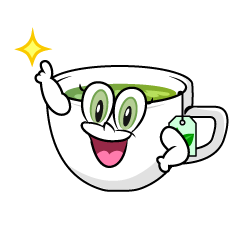 Posing Green Tea