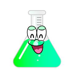 Smiling Erlenmeyer Flask