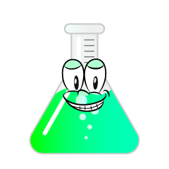 Grinning Erlenmeyer Flask