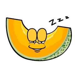 Sleeping Cantaloupe