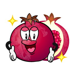 Glitter Pomegranate