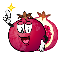 Posing Pomegranate