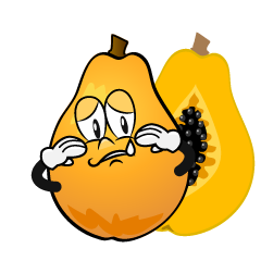 Sad Papaya