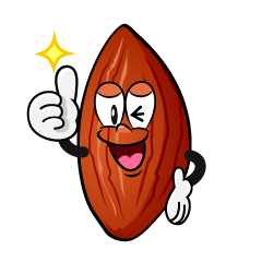 Thumbs up Almond