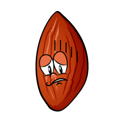 Depressed Almond