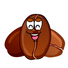 Smiling Coffee Bean