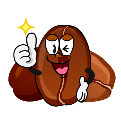 Thumbs up Coffee Bean