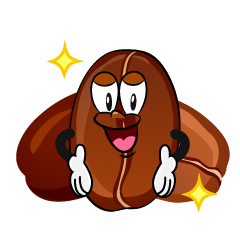 Glitter Coffee Bean