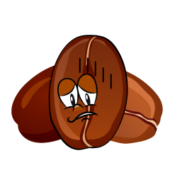 Depressed Coffee Bean