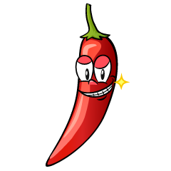 Grinning Chili Pepper