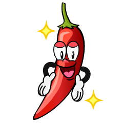 Glitter Chili Pepper