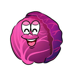 Smiling Red Cabbage