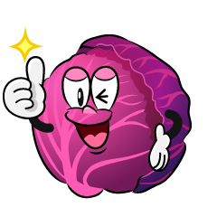 Thumbs up Red Cabbage