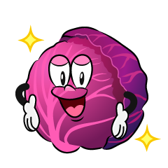 Glitter Red Cabbage
