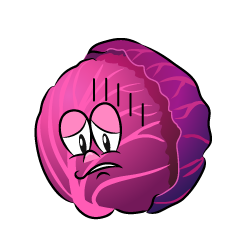 Depressed Red Cabbage