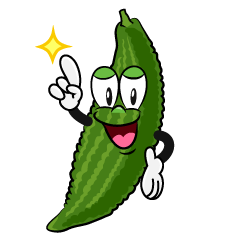 Posing Bitter Melon
