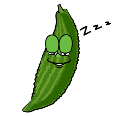 Sleeping Bitter Melon