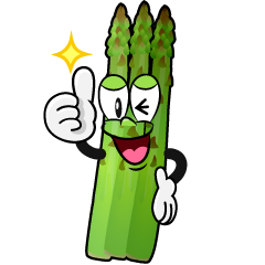 Thumbs up Asparagus