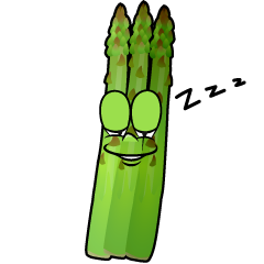 Sleeping Asparagus